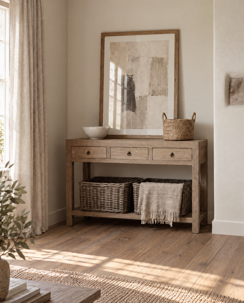 Console Table & Sideboard Size Guide: How to Measure Your Space
