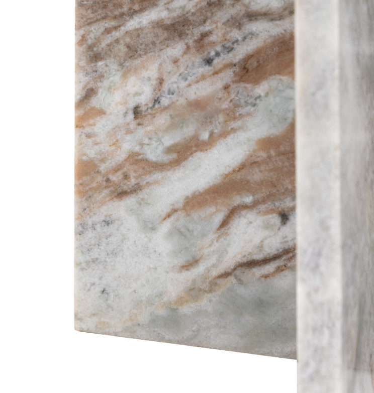 Charles Ted Arcus Marble Side Table | Natural