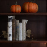 Charles Ted Golden Ginkgo Leaf Bookends