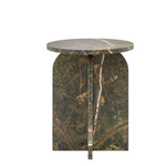 Charles Ted Modern Marble-Effect Side Table | Ember