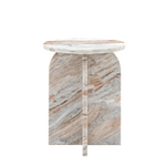 Charles Ted Arcus Marble Side Table | Natural