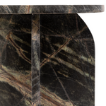Charles Ted Modern Marble-Effect Side Table | Ember