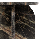 Charles Ted Modern Marble-Effect Side Table | Ember