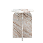 Charles Ted Arcus Marble Side Table | Natural