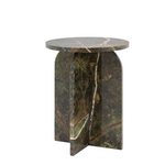 Charles Ted Modern Marble-Effect Side Table | Ember