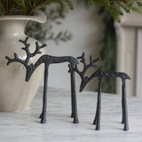Charles Ted Nordic Black Metal Reindeer Figurine | Available in Two Sizes