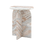 Charles Ted Arcus Marble Side Table | Natural