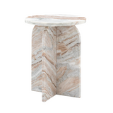 Charles Ted Arcus Marble Side Table | Natural