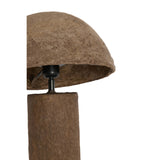 Adama Brown Domed Papier Mache Lamp