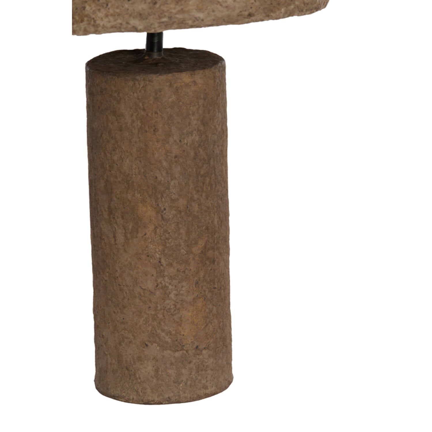 Adama Brown Domed Papier Mache Lamp