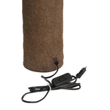 Adama Brown Domed Papier Mache Lamp