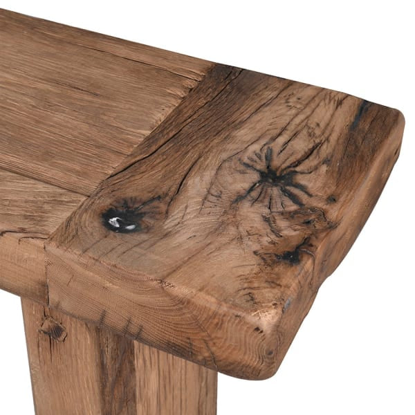 Luxury and elegance converge with the Albany Chunky Oak Reclaimed Wood Console Table, crafted from recycled and reclaimed oak.