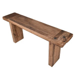 Luxury and elegance converge with the Albany Chunky Oak Reclaimed Wood Console Table, crafted from recycled and reclaimed oak.