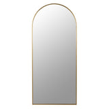 A beautiful tall mirror with a soft gold frame.
Dimensions:
H 180cm W 80cm 
21.8kgs