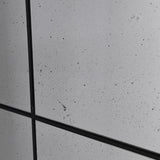 Close-up of antiqued glass detail on Arched Grid Mirror showing aged texture.