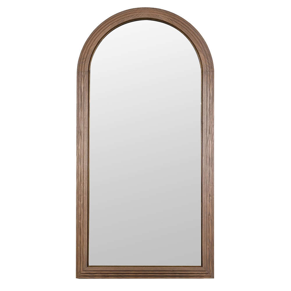 Arched ash wood effect full-length mirror – 200cm x 100cm