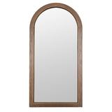 Arched ash wood effect full-length mirror – 200cm x 100cm