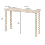 Charles Ted Orson Console Table with Spherical Legs