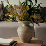 Charles Ted Fiorentina Beige Glazed Stoneware Vase