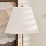 Charles Ted Rayan Marble Table Lamp with Pull Cord
