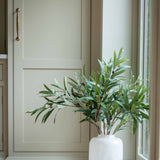 Charles Ted Mediterranean Faux Olive Spray | Three Stems