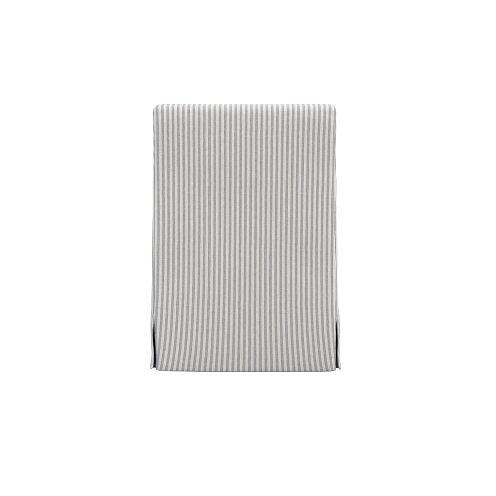 CTH Studio Loose Cover Dining Chair | Grey Stripe2