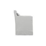 CTH Studio Loose Cover Dining Chair | Grey Stripe