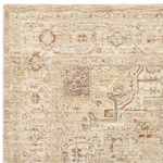 Cappadocia Rug – full view of vintage-inspired high-low pile rug with neutral tones Corner detail