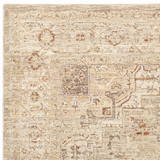 Cappadocia Rug – full view of vintage-inspired high-low pile rug with neutral tones Corner detail