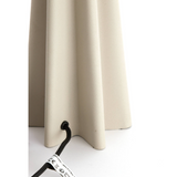 Charles Ted Aurelian Beige Metal Table Lamp close-up of base