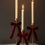 Charles Ted Aurora Gold Metal Candlestick Holder | Available in Three Sizes