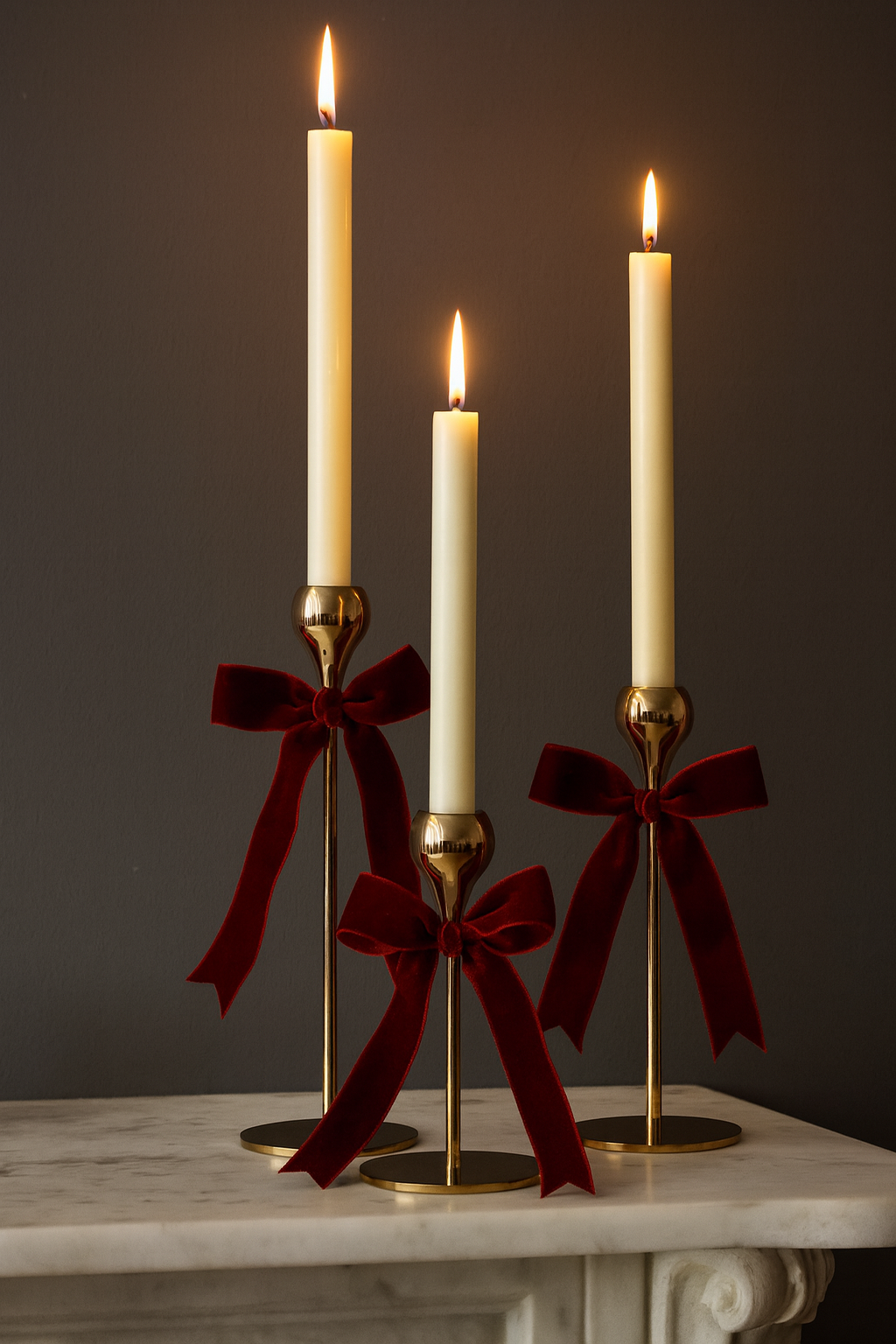 Charles Ted Aurora Gold Metal Candlestick Holder | Available in Three Sizes