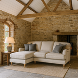 Charles Ted Bibury Left Facing Chaise Sofa