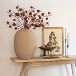 A set of two beautiful leaf prints in a fir wood frame.