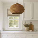 Charles Ted Hikari Rattan Globe Pendant Light | Available in Two Sizes