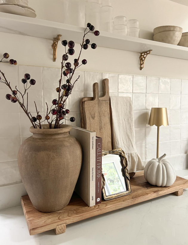 Charles Ted Rustic Elm Display Riser Board