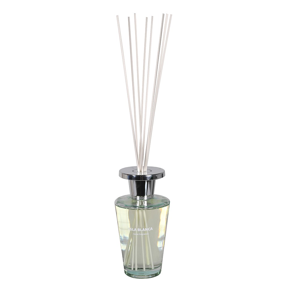 Charles Ted White Island Diffuser 1000ml glass bottle with white reeds