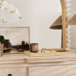 Charles Ted Willow Arch Wooden Wall Mirror close up