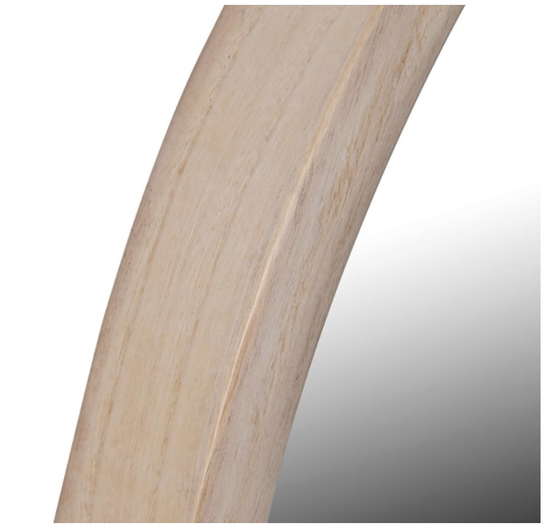 Charles Ted Willow Arch Wooden Wall Mirror wood detail