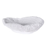 Faux coral dish with textured detailing