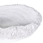 Close-up of faux coral decorative dish texture