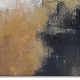 Charles Ted Earth & Shadow Abstract Canvas Print | 140x100cm