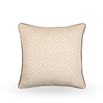 Bring timeless elegance and refined comfort to your home with this beautifully crafted cushion, featuring a delicate woven chevron-inspired pattern. The soft neutral tones are accented with a warm caramel piping and a matching caramel back, making it the perfect addition to both modern and traditional interiors.
Whether styled on a sofa, armchair, or bed, this versatile cushion adds texture and visual interest without overpowering your space. Designed with both aesthetics and functionality in mind, it's an