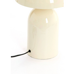 White table lamp on a white background