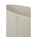 Eros Cream Metal Ring Detail Lamp with Oval Shade close up