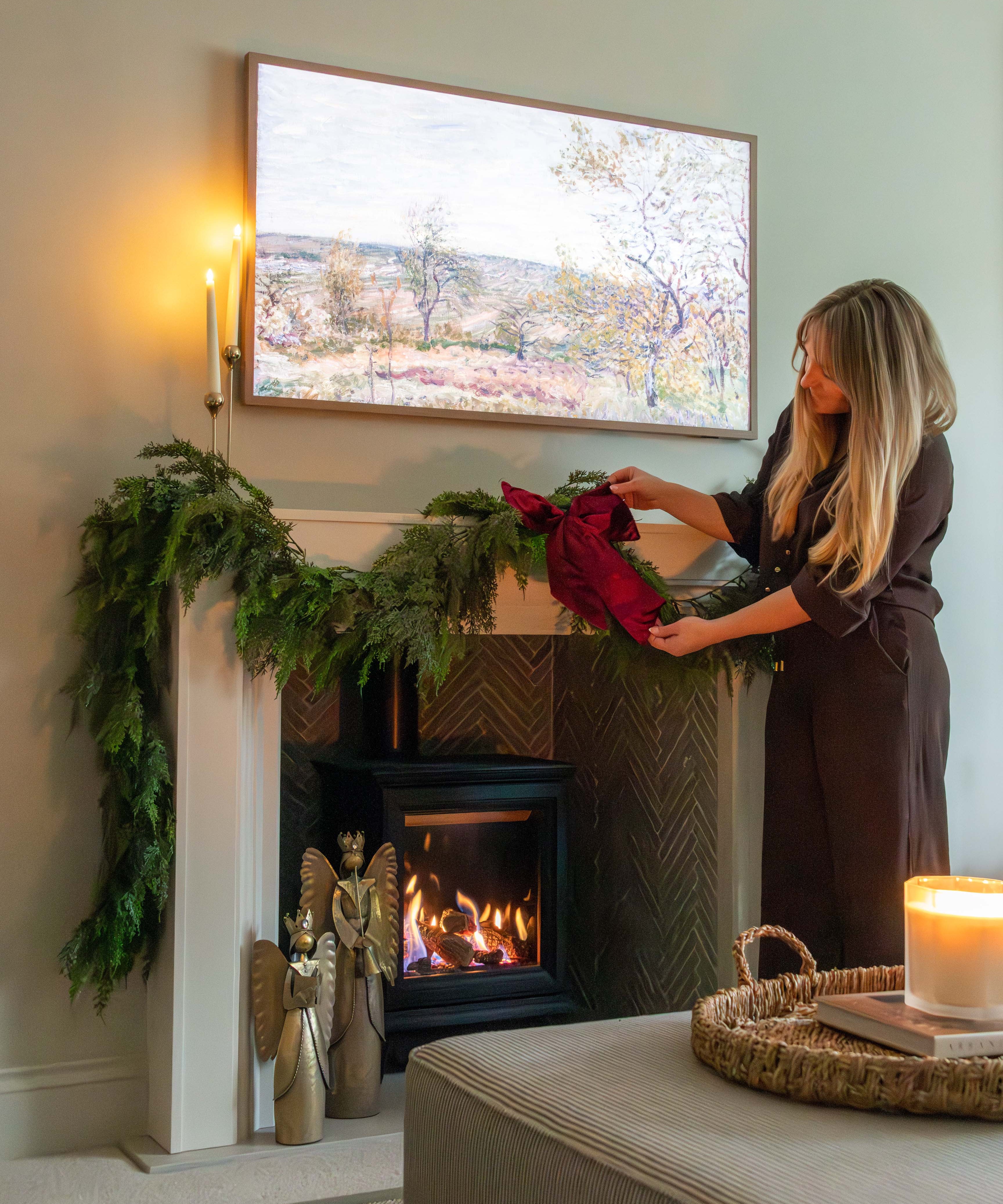 Evergreen Elegance Cedar Pine Garland 200cm