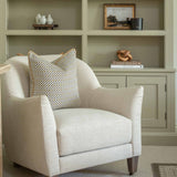 Elevate your interiors with this striking geometric cushion, expertly blending black, beige, and mustard tones for a bold, contemporary statement. On-trend and eye-catching, its intense pattern adds a dynamic edge to any space, while the sleek amber piping delivers a refined finish. Perfect for modern sofas, reading chairs, or beds, this cushion balances artistry with structure—bringing sharp style and texture into your home decor.