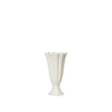 Charles Ted Ivory Flute Ceramic Vase