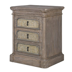 Salcombe Three Drawer Bedside Table