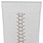 Ivory Tie-back Loose Cover Dining Chair